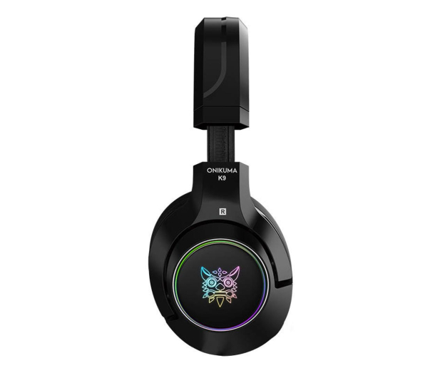 I-ONIK Słuchawki gamingowe K9 RGB USB czarne (przewodowe) ON-K9_CAT/BK - 1236718 - zdjęcie 2